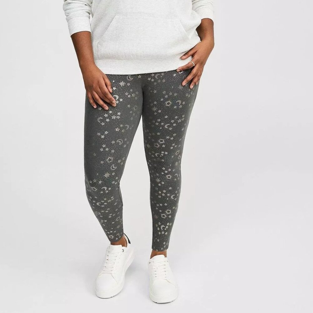 ❤️NWT TORRID LEGGING - SPARKLY STARS MOON CELESTIAL PRINT - PLUS SIZE